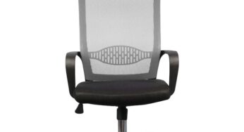 Review GLOBALST Scaun birou ergonomic mesh cu brate ajustabil pe inaltime 135kg gri