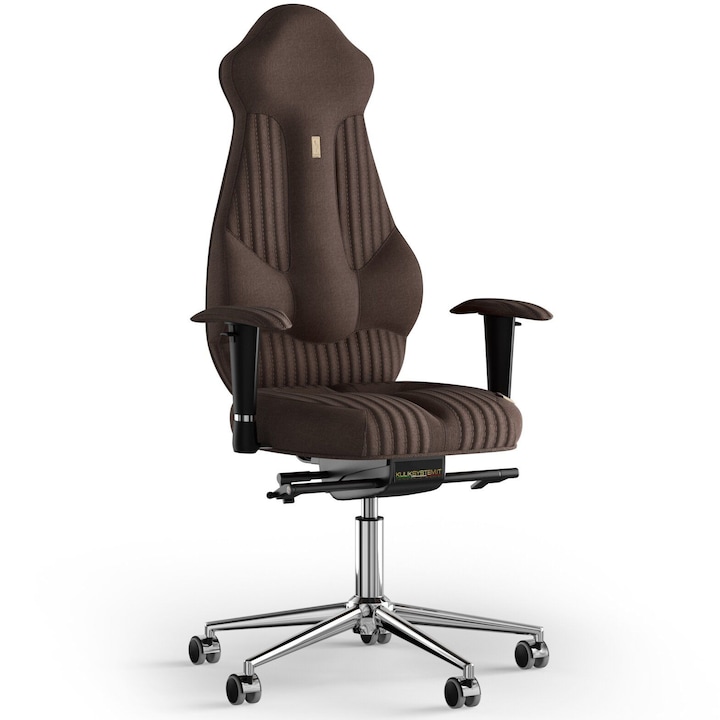 Review Kulik System Imperial Scaun birou ergonomic spatar reglabil maro camel