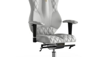Review Kulik System Scaun de birou ergonomic Kulik System Grand, cu roti, cu spatar, sezut si brate ajustabile, 120 Kg, Piele ecologica, Neasamblat, Alb