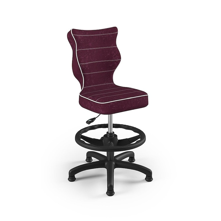Review Entelo Scaun de birou copii ergonomic fara brate cu spatar suport lombar ajustabil
