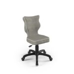 Review Entelo Scaun de birou pentru copii ergonomic gri ajustabil suport lombar 110Kg poliester