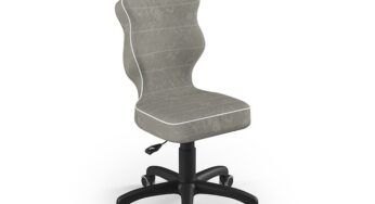 Review Entelo Scaun de birou pentru copii ergonomic gri ajustabil suport lombar 110Kg poliester