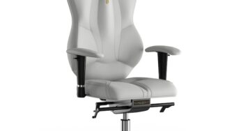 Review Kulik System Scaun birou ergonomic Grand Piele PU Alb optic