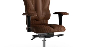 Review Kulik System Scaun birou ergonomic Victory ajustabil spatar 120Kg piele maro