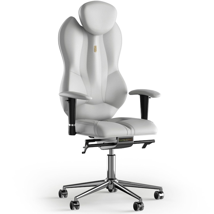 Review Kulik System Scaun de birou ergonomic Grand Piele Alb