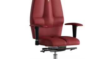 Review Kulik System Scaun de birou ergonomic Jet Piele PU Rosu