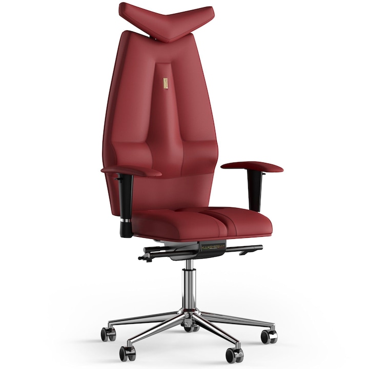 Review Kulik System Scaun de birou ergonomic Jet Piele PU Rosu