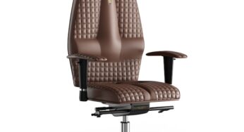 Review Kulik System Scaun de birou ergonomic Jet cu roti Piele maro