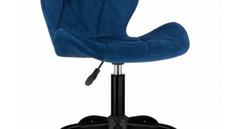 Review OEM Scaun birou NOTO Catifea albastru ergonomic pivotant reglabil