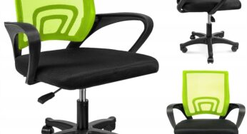 Review OEM Scaun rotativ SMART ergonomic negru verde neon