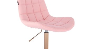 Review Votana HR590N Scaun ergonomic, Fara brate, Cu spatar, Roti pivotante, 7 Kg, Piele ecologica, , Roz
