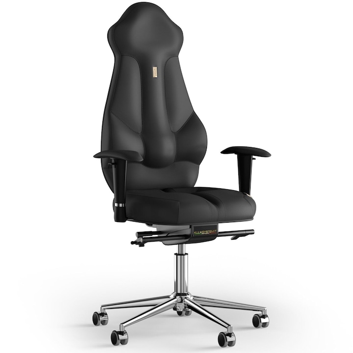 Review Kulik System Scaun birou ergonomic Imperial Piele PU Negru ajustabil spatar sezut 110Kg