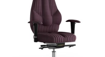 Review Kulik System Scaun de birou ergonomic Imperial,Cu roti,Cu brate,Cu spatar,Sezut ajustabil si reglabil,110 Kg,Textil,Neasamblat,Lila Violet prafuit