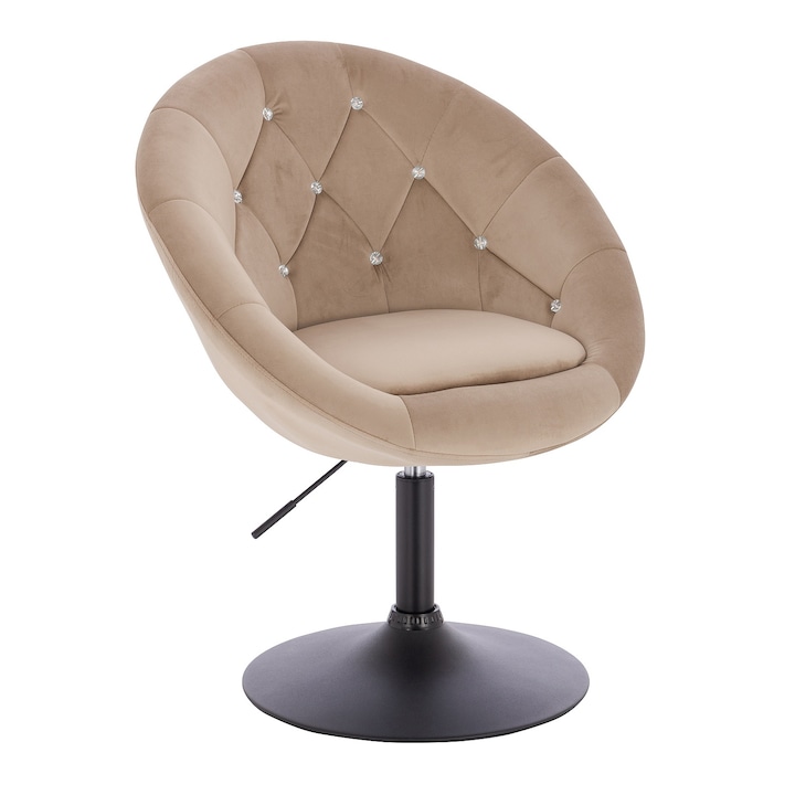 Review Votana HR8516CN ergonomic catifea baza neagră latte