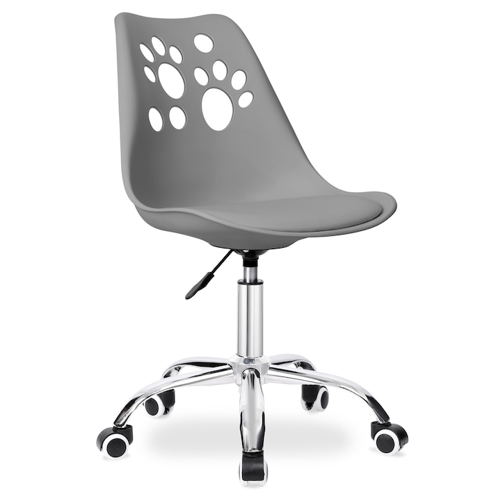 Review eHokery Scaun pentru copii Grover ergonomic piele ecologica grafit