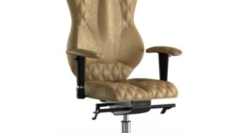 Review Kulik System Scaun birou ergonomic Grand Antara Reglabil Lunar White/Soft Gold
