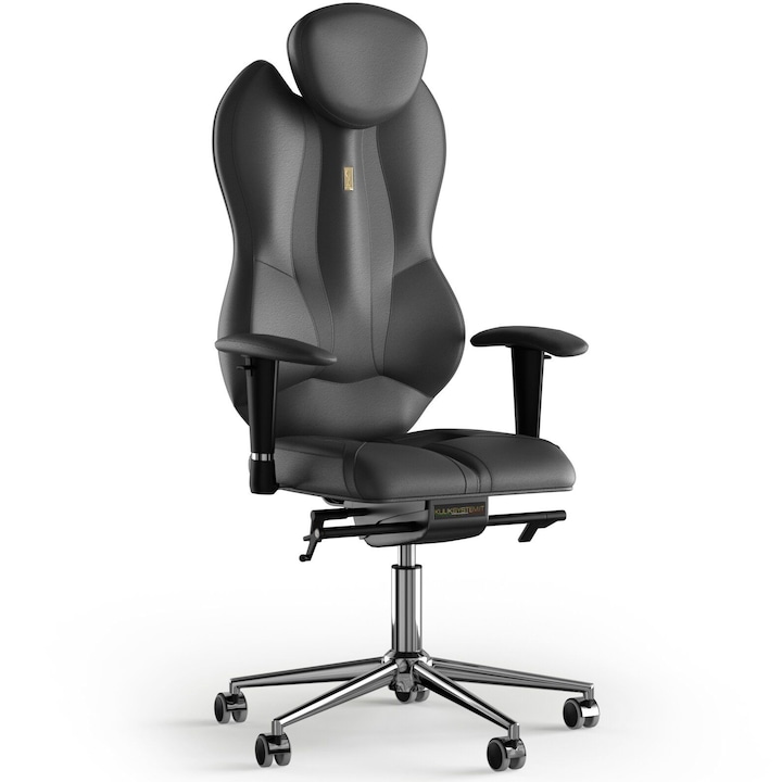 Review Kulik System Scaun de birou ergonomic Kulik System Grand Piele Negru