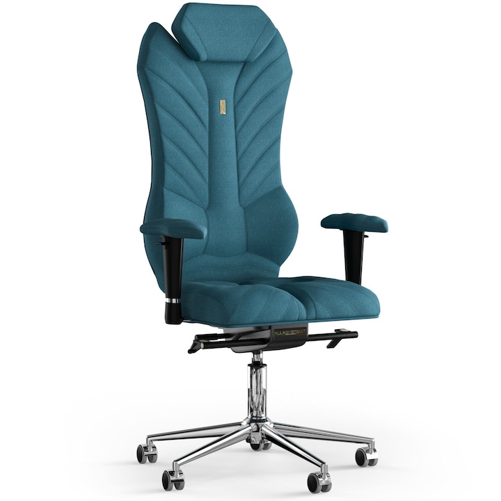 Review Kulik System Scaun birou ergonomic Monarch cu roti brate reglabile Albastru