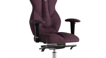 Review Kulik System Scaun birou ergonomic Royal Azur textil violet ajustabil