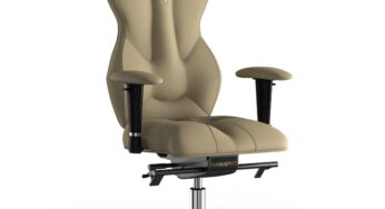 Review Kulik System Scaun birou ergonomic Royal Piele PU Crem inaltime reglabila