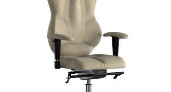 Review Kulik System Scaun de birou ergonomic Grand Cu roti,Cu brate,Cu spatar,Inaltime ajustabila 120 Kg,Textil,Neasamblat,Bej