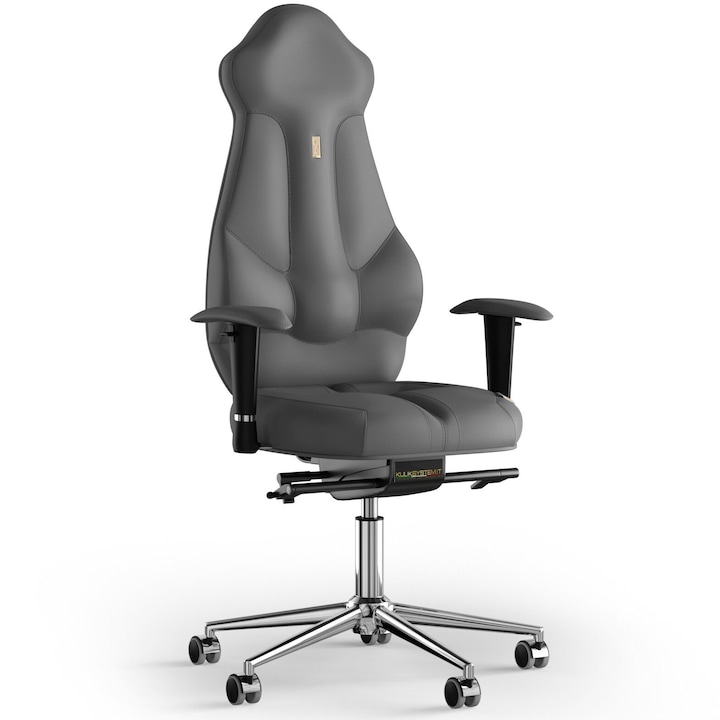 Review Kulik System Scaun de birou ergonomic Imperial Piele PU Gri