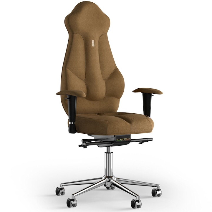 Review Kulik System Scaun de birou ergonomic Imperial roti brate reglabile spatar reglabil sezut reglabil 110 Kg textil Neasamblat Bronz