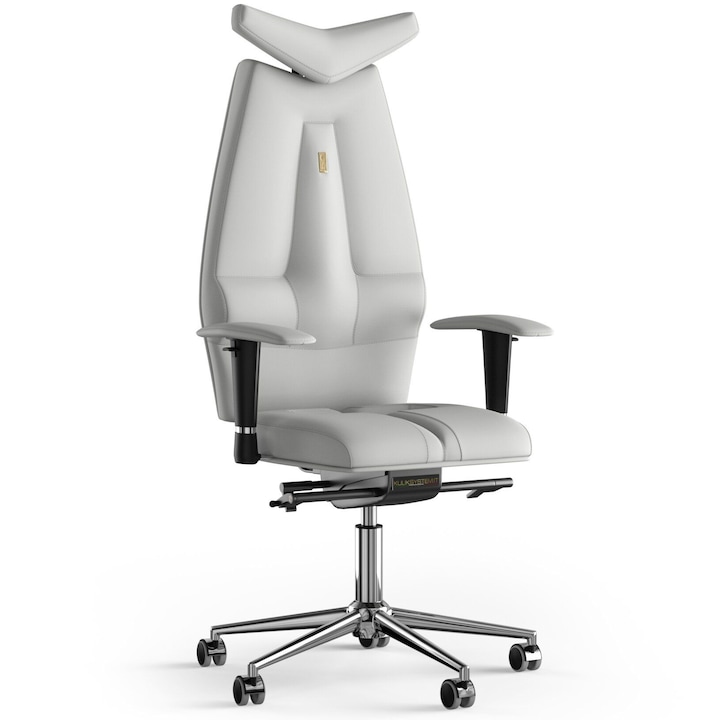 Review Kulik System Scaun de birou ergonomic Jet Piele PU Alb