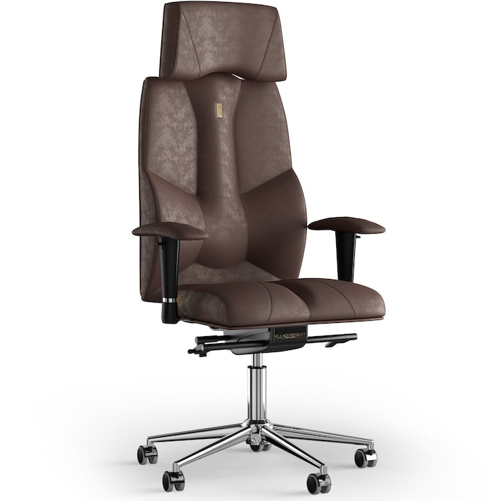 Review Kulik System Scaun de birou ergonomic Kulik System Business Antara reglabil 120Kg maro