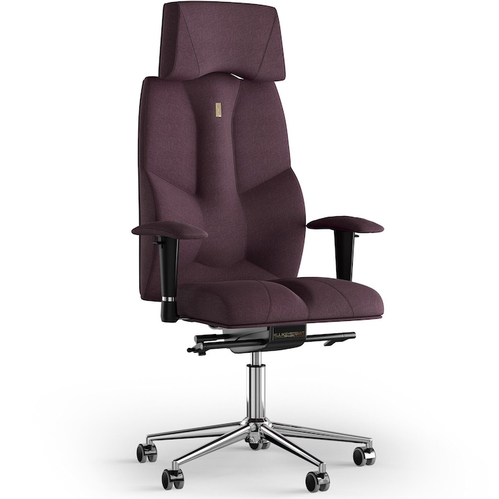 Review Kulik System Scaun de birou ergonomic Kulik System Business Azur Violet ajustabil