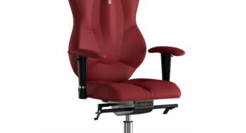 Review Kulik System Scaun de birou ergonomic Kulik System Grand Piele PU Rosu, reglabil
