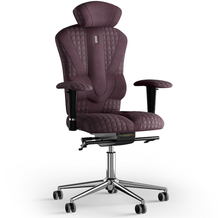 Review Kulik System Victory Scaun ergonomic Violet spatar reglabil suport lombar