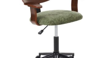 Review Beliani Scaun de birou Gunnison Verde rotire 360°,reglabil 120 Kg