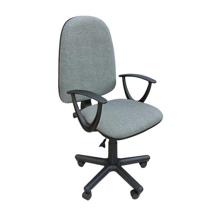 Review Ergonica PRIVILEGE II GTP Scaun ergonomic gri stofa