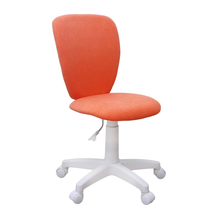 Review Ergonica Scaun copii MF POLLY ergonomic fara brate cu spatar portocaliu