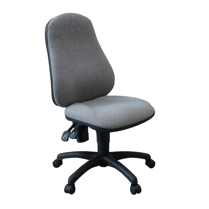 Review MODERNA Punkt-Ergo RTS scaun birou ergonomic fara brate gri deschis
