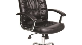 Review OFFICE Products Cyprus scaun birou ergonomic piele eco negru