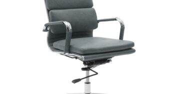 Review Pako World Scaun birou ergonomic Tokyo spatar inalt ajustabil 120Kg piele ecologica gri
