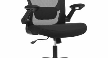 Review SONGMICS Scaun de birou pivotant Mesh cotiere rabatabile 120 kg
