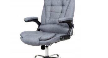 Review OEM Giosedio Scaun birou ergonomic reglabil gri textil