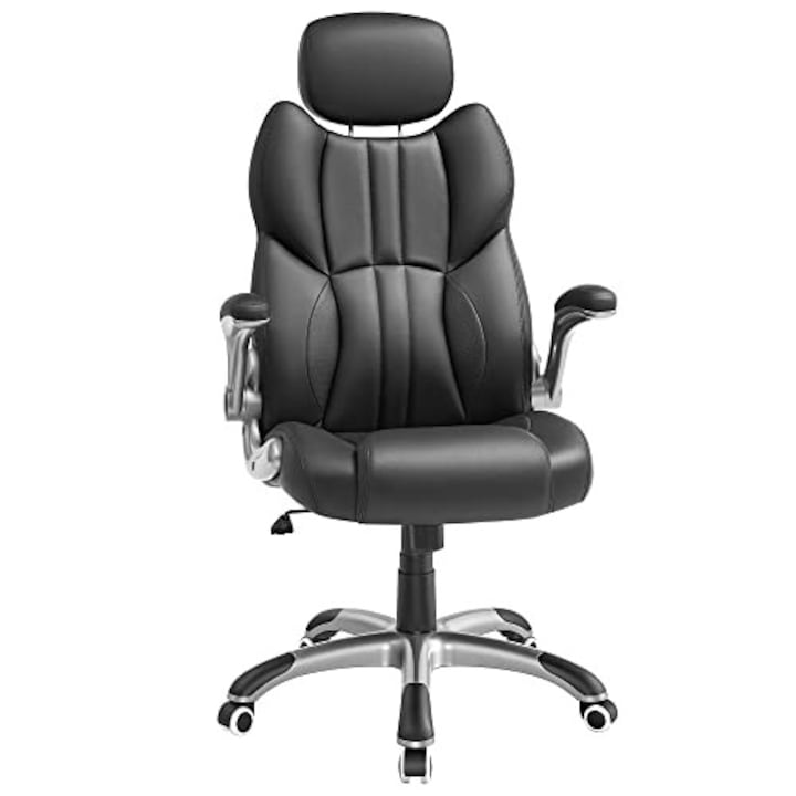 Review OEM Scaun de birou OBG65BK ergonomic rotatie 360° negru