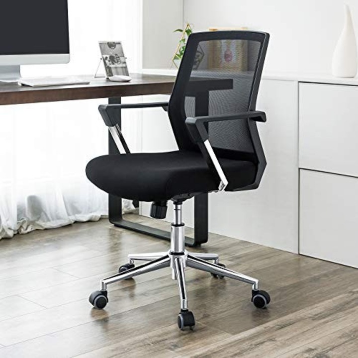Review OEM Scaun de birou directorial ergonomic Negru ajustabil
