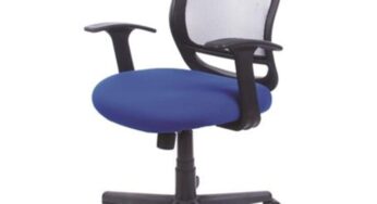 Review Mayah Scaun de birou MAYAH Albastru ergonomic cu brate spatar plasa reglare inaltime 110 Kg stofa,albă
