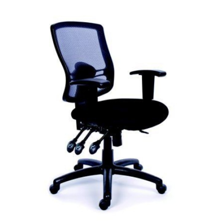 Review Mayah Scaun de birou ergonomic cu brate reglabil pe inaltime spatar negru