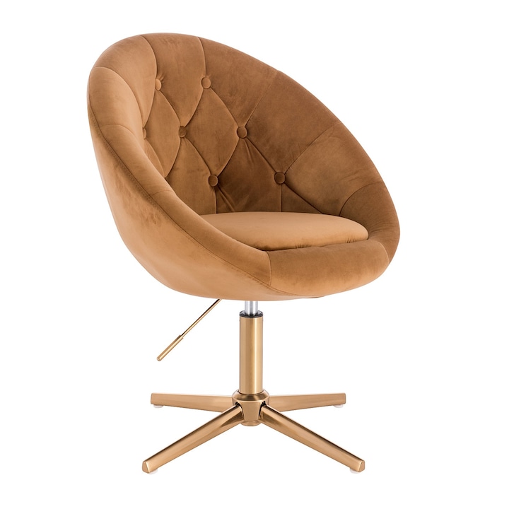 Review Votana HR8516CROSS Scaun ergonomic Catifea Galben Miere