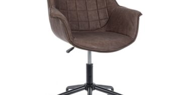 Review Bizzotto Joshua Scaun birou ergonomic piele ecologica ajustabil maro