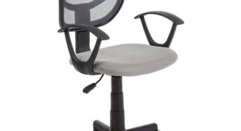 Review Bizzotto Scaun birou Ella ergonomic ajustabil gri textil