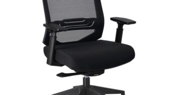 Review Bizzotto Scaun birou Marcus Ergonomic Spatar reglabil Greutate maxima 120 Kg Material textil Asamblare nemontat Culoare negru