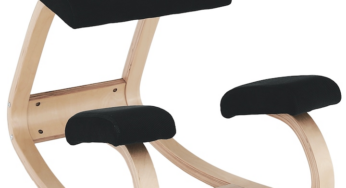 Review Decorer Renar scaun birou ergonomic textil negru lemn