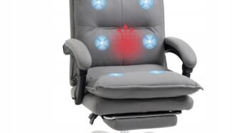 Review Luka Scaun birou ergonomic cu masaj si incalzire si suport picioare